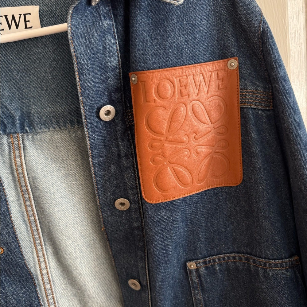 Loewe Blue Denim with White Label - Picture 2 of 4